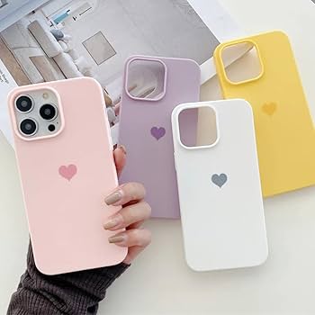 Amazon.com: Casechics Compatible with iPhone Case,Cute Heart